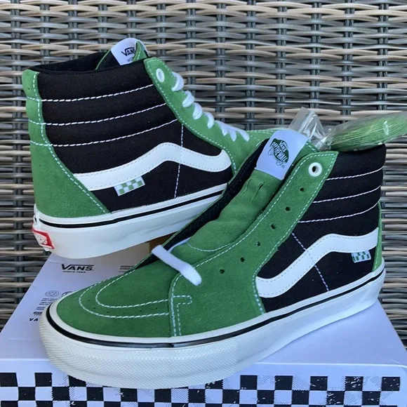 Vans Skate Sk8-Hi Juniper/Black MENS - Picture 9 of 16